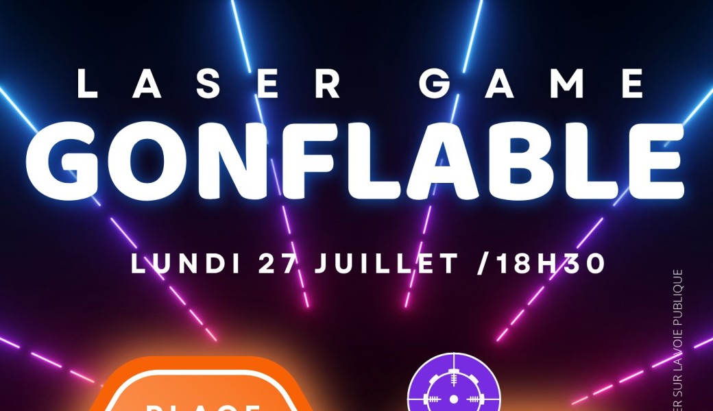 Lasergame gonflable