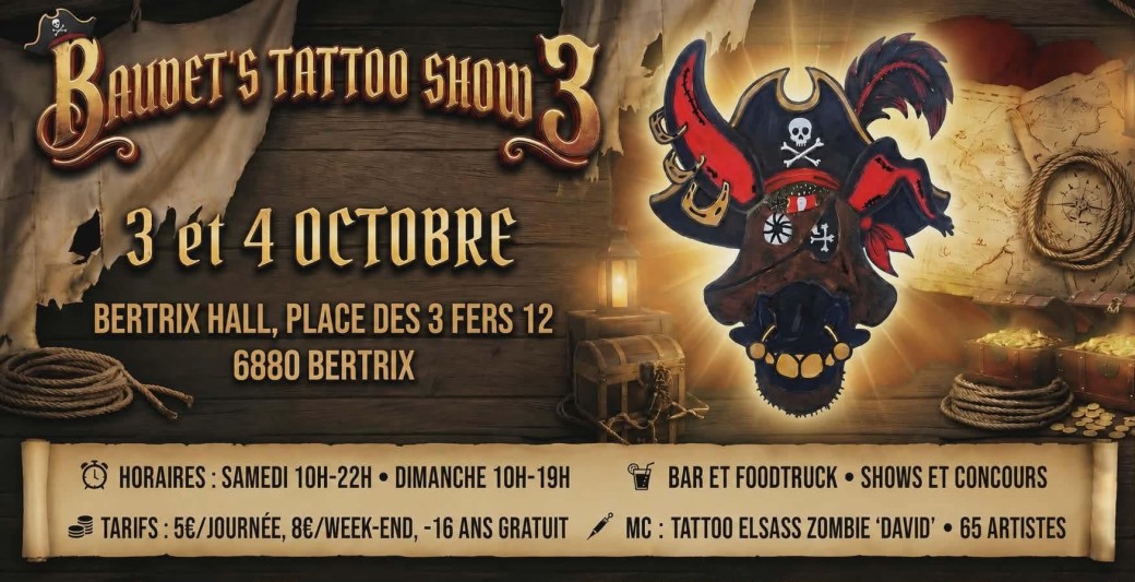 Le Baudet's Tattoo Show 3 édition "Pirates"