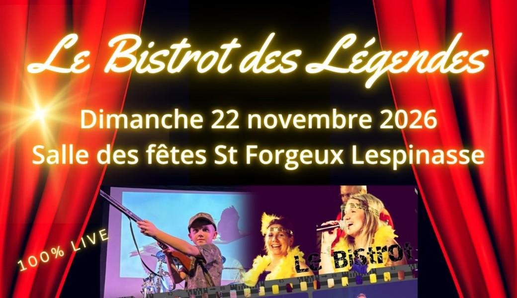 Le Bistrot des Légendes novembre 2026