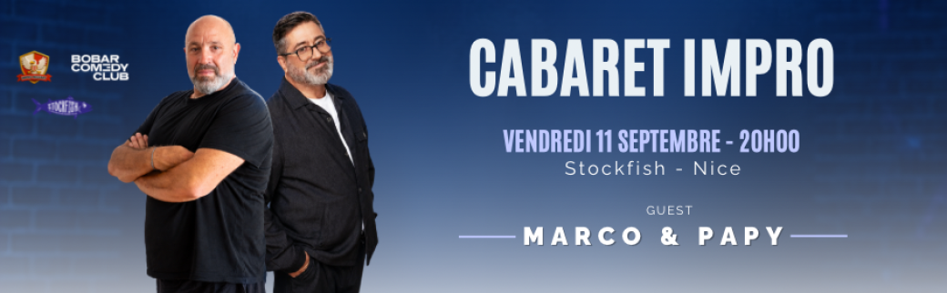 Le Cabaret d’impro by Papy et Marco au Stockfish