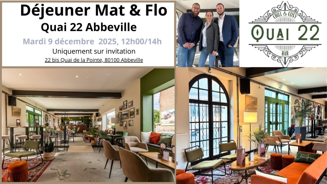 Le Cercle de Mat & Flo au Quai 22 à Abbeville