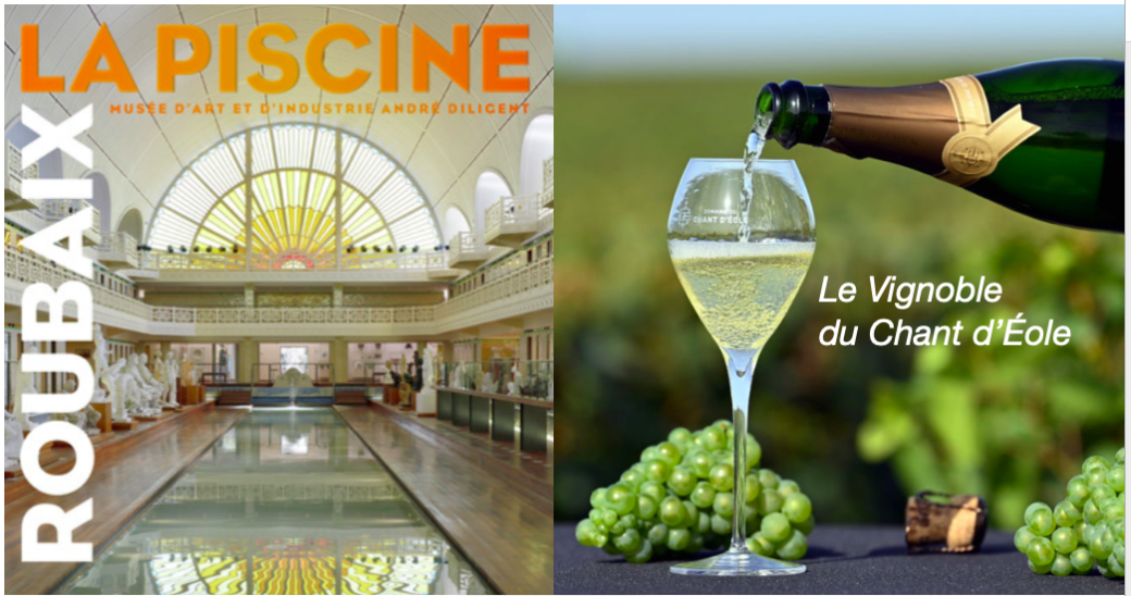 Le vignoble du Chant d'Éole & La Piscine Musée de Roubaix