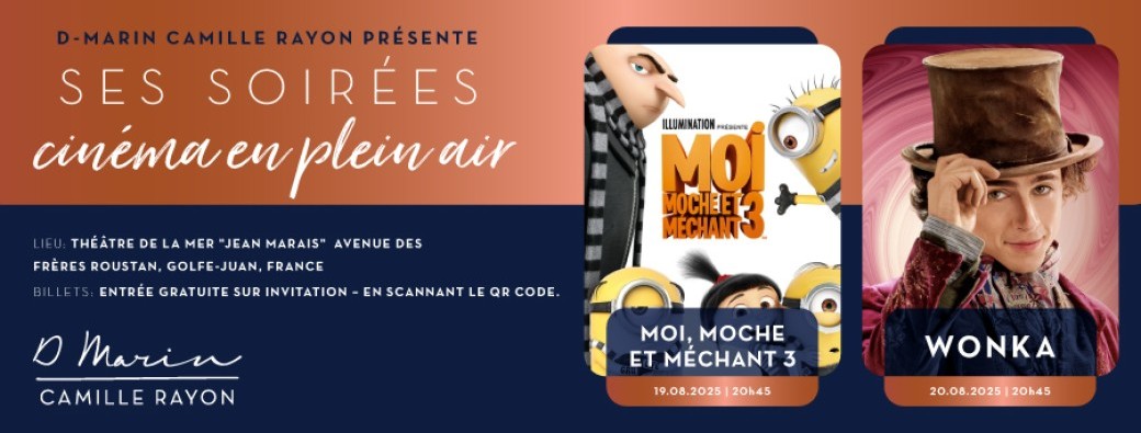 Le Cinéma en Plein Air de D-Marin ( Moi Moche et Méchant 3 )