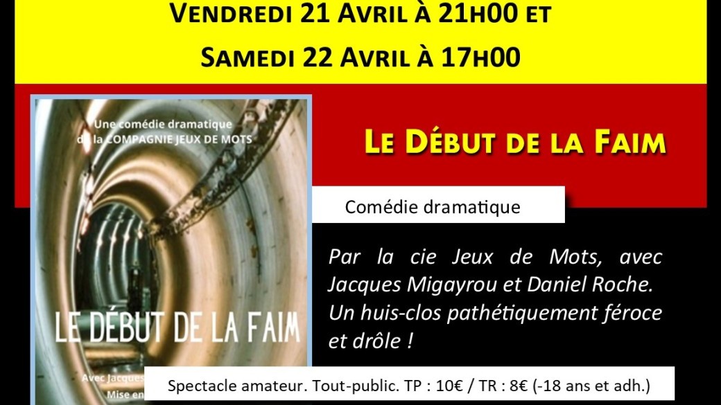 Tickets Le début de la Faim Billetweb
