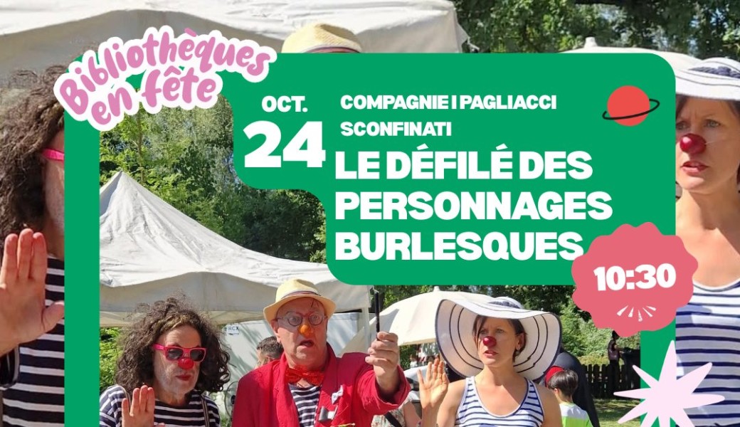 Le DéFILé des personnages burlesques par I Pagliacci Sconfinati