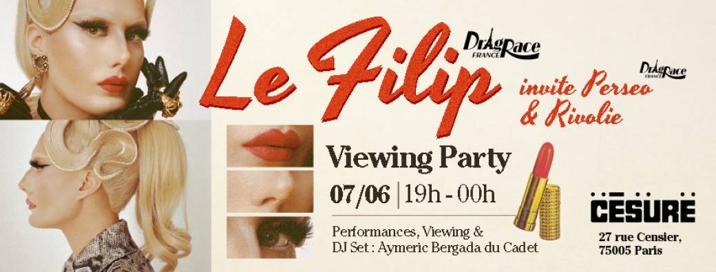 Le Filip Viewing Party Drag Race France Saison 3  Episode #2