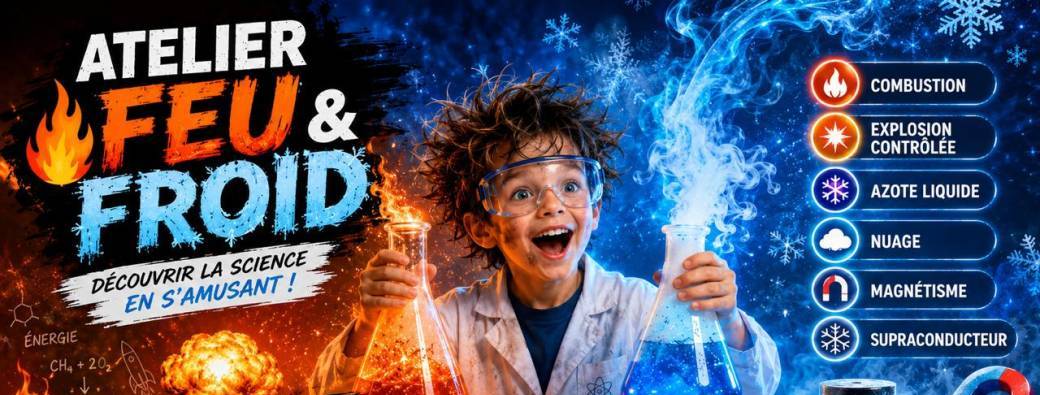 Le froid et le feu, c'est amusant ! 