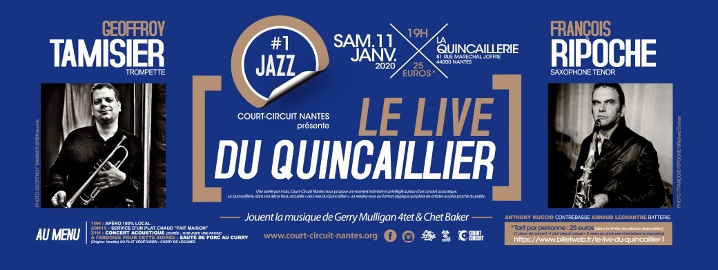 Le live du Quincaillier #1 - Geoffroy Tamisier & François Ripoche 4tet