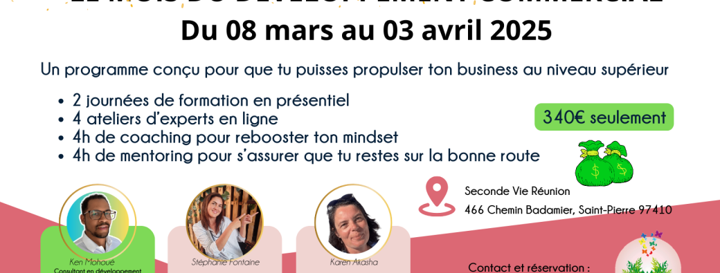 LE MOIS DU DEVELOPPEMENT COMMERCIAL