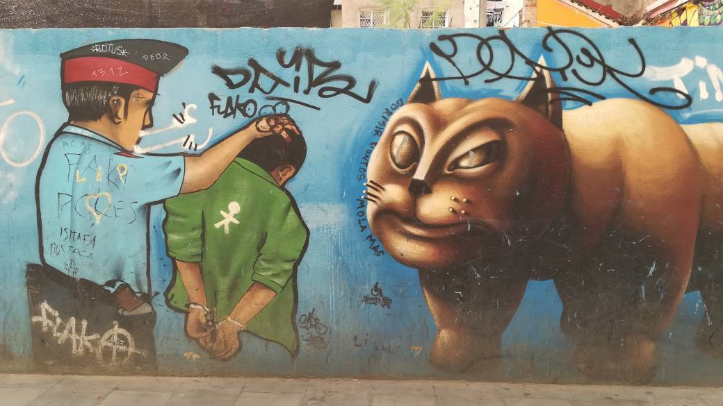 Le monde du Street Art barcelonais (circuit Raval)