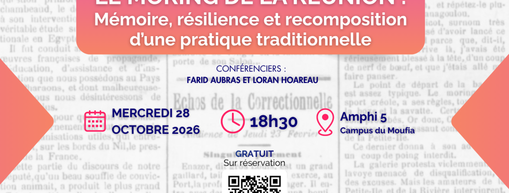 LE MORING À LA REUNION | conférence-débat