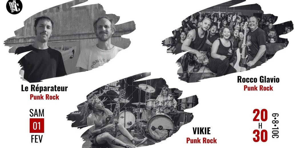 COMPLET : Le Réparateur x Rocco Glavio x Vikie (Punk Rock)