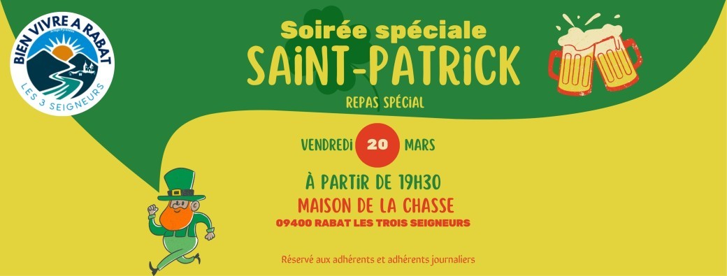 Soirée Saint Patrick