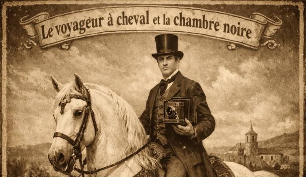 Le voyageur à cheval et la chambre noire (thème festival photo 2026)