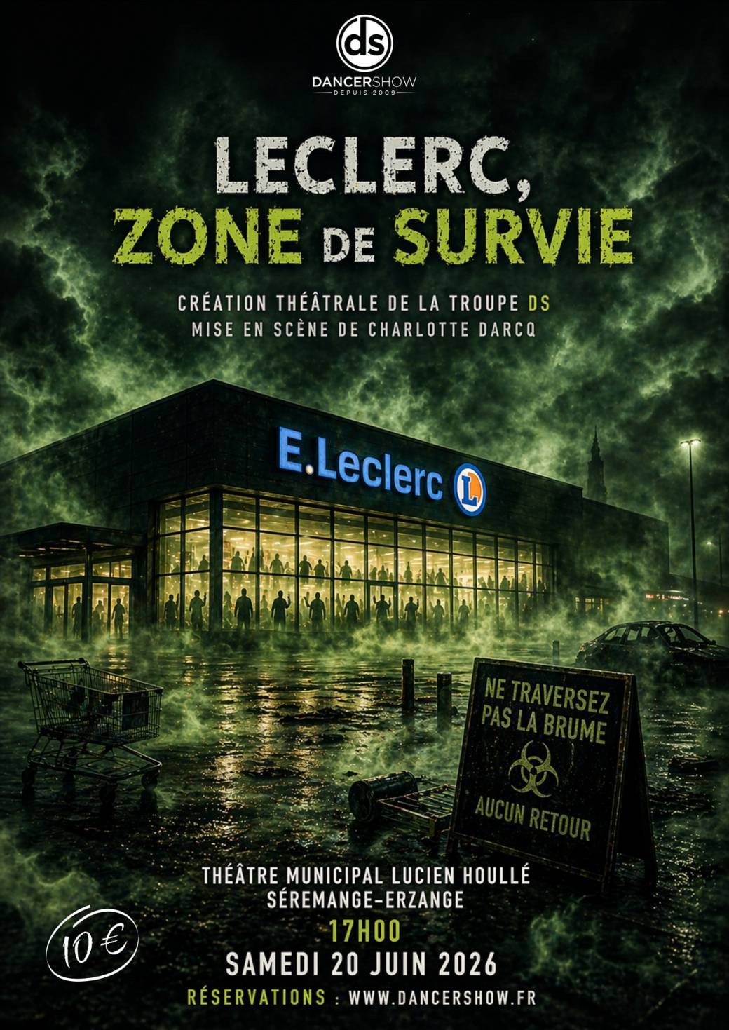 DS - Spectacle "LECLERC, ZONE DE SURVIE"