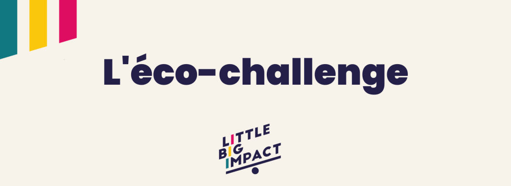 L'éco-challenge Little Big Impact - Ateliers citoyens