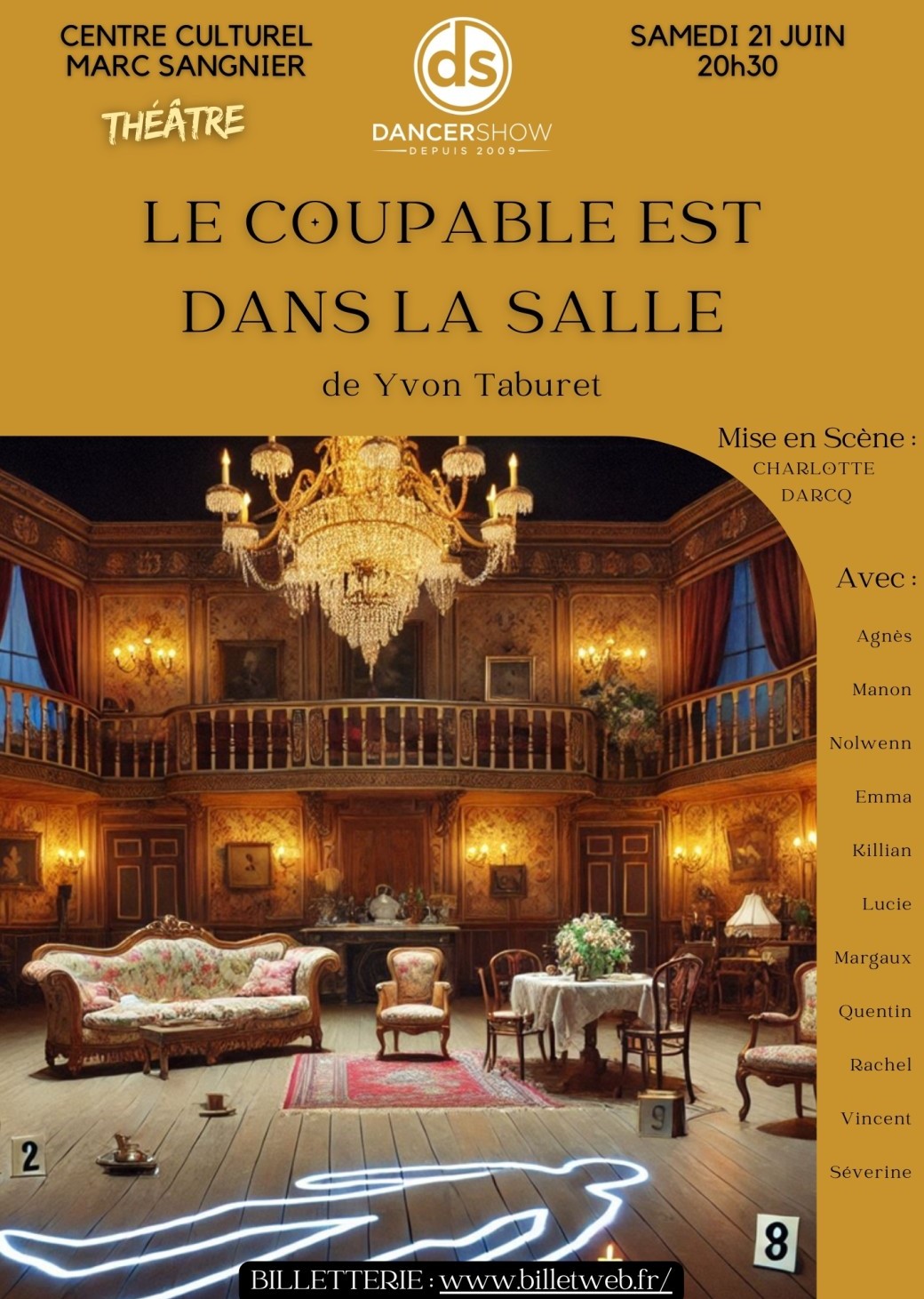 DS - Spectacle "LE COUPABLE EST DANS LA SALLE"