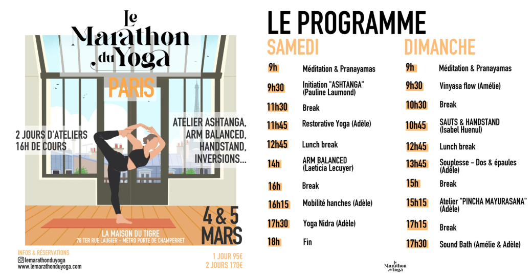 LE MARATHON DU YOGA (PARIS)