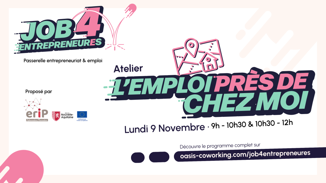 L'emploi près de chez moi - JOB4ENTREPRENEURES