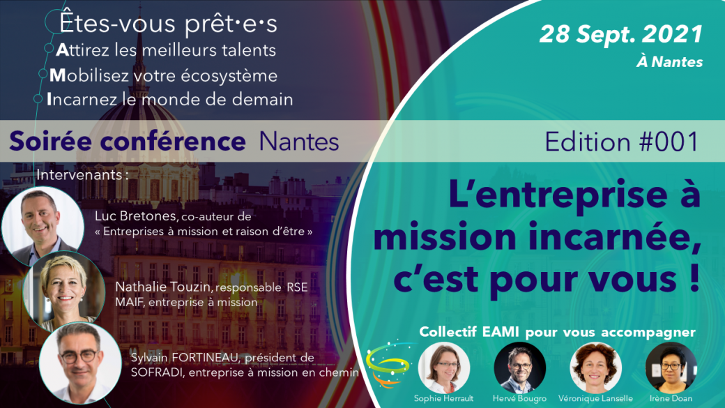 [Annulé] L'entreprise à mission incarnée, c'est pour vous !
