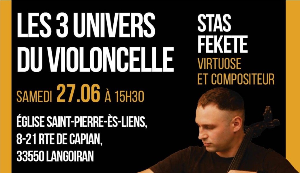 Les 3 univers du violoncelle. Stas FEKETE