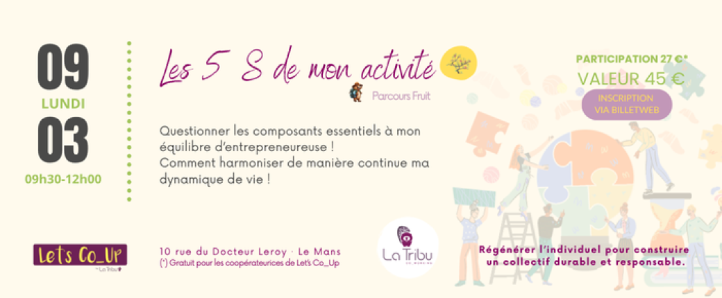 Les 5 S de mon activité