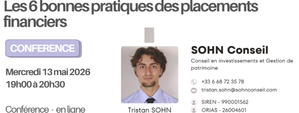 Les 6 bonnes pratiques des placements financiers