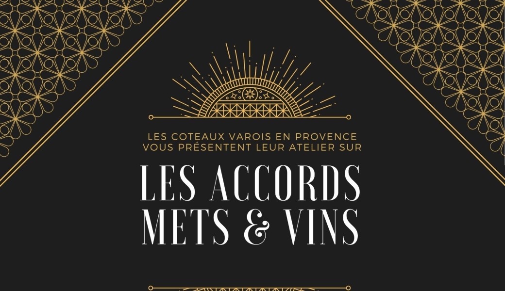 Les accords mets & vins en trois couleurs