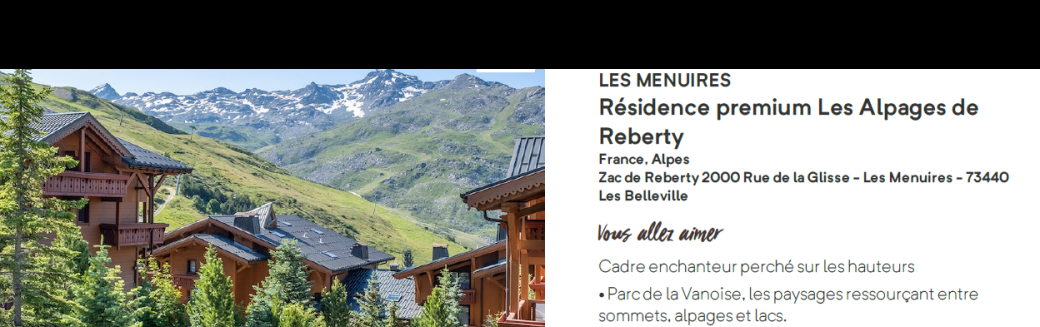 Les Alpages de REBERTY du 04.07.26 au 11.07.26