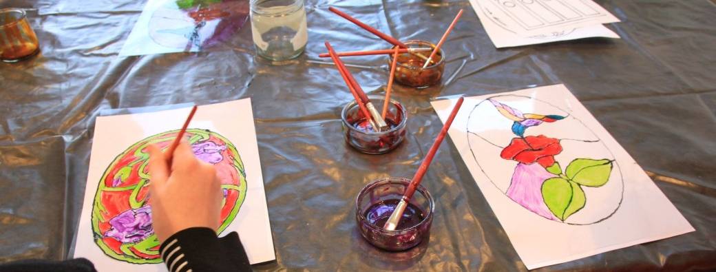 Les apprentis maîtres-verriers - Mellac (atelier parents-enfants)