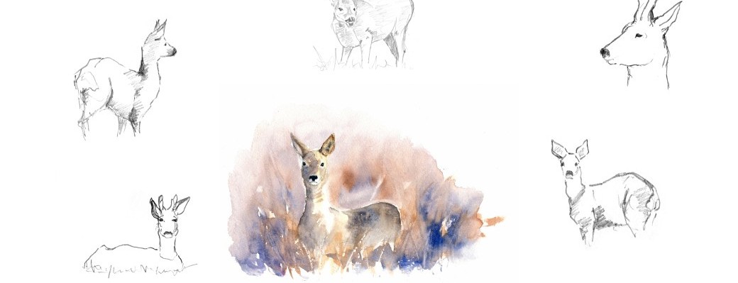Les aquarellistes en herbe avec Yves Fagniart 