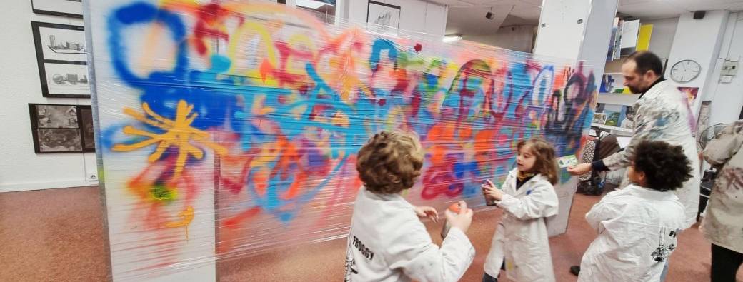 Les ateliers Street-art en famille : les samedis à 14h00 