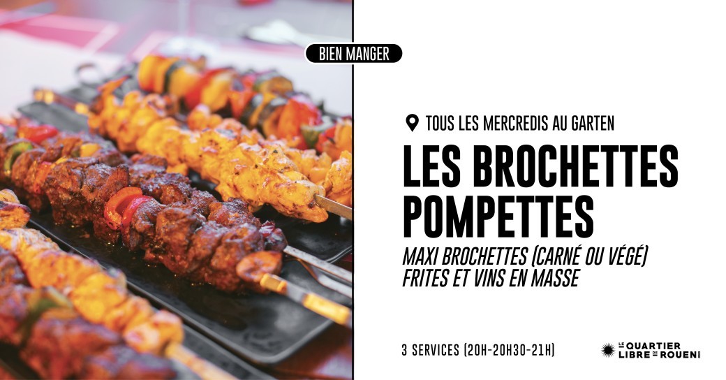 Les brochettes pompettes 2025