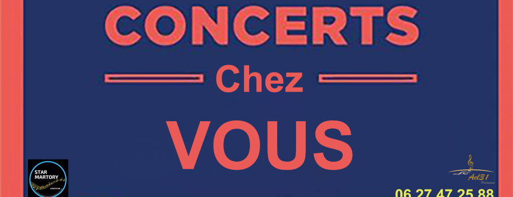 Les Concerts chez  Vous 15 Novembre avec Océane