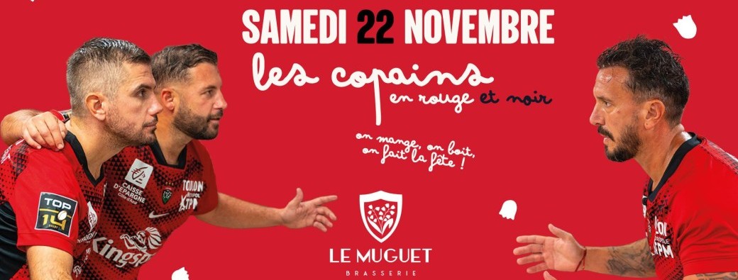 Les Copains en Rouge et Noir I Brasserie le Muguet