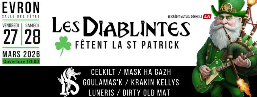 Les Diablintes fêtent la St Patrick 2026