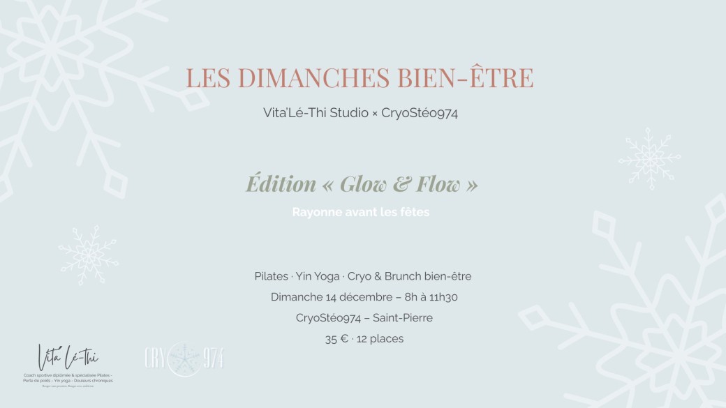 Les Dimanches Bien-Être – Édition “Glow & Flow”