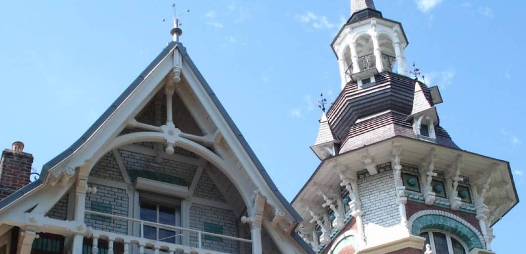 "Les grandes villas de l'avenue de l'Hippodrome" à pied