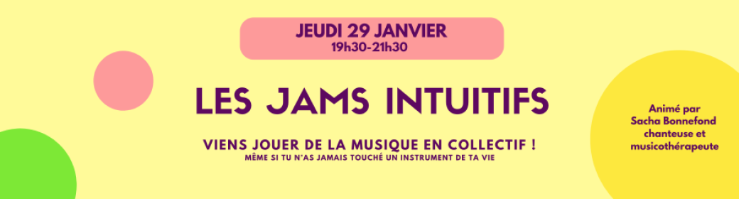 Les Jams intuitifs - des espaces de jeu musical improvisé pour tous.tes