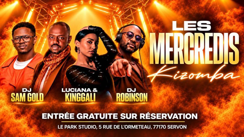 Les Mercredis du Park — Kizomba · 16 sept → 23 déc 2026