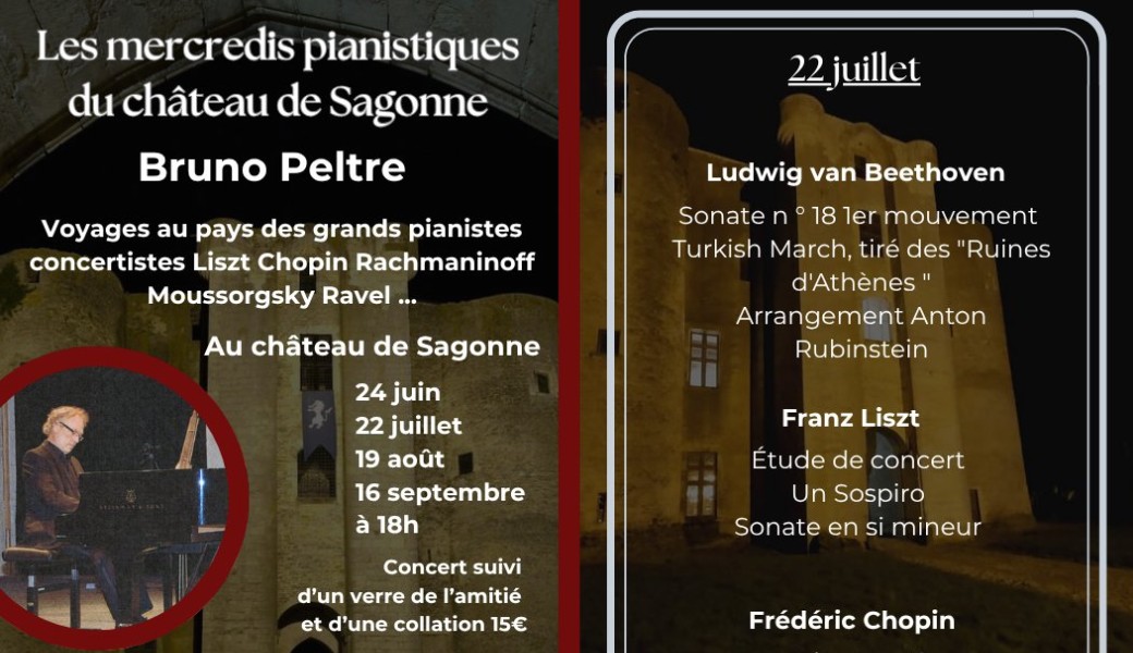 Les Mercredis pianistiques du château de Sagonne