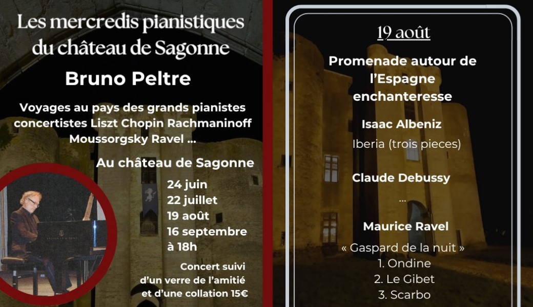 Les Mercredis pianistiques du château de Sagonne