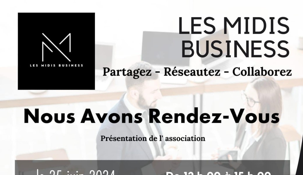 Les Midi Business Béziers réunion du 25 juin 2024