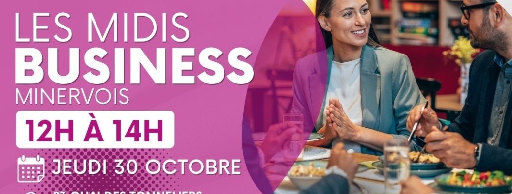 Les Midis Business Minervois réunion du jeudi 30 octobre 2025