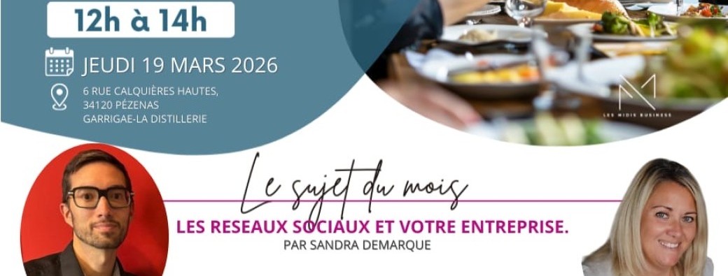 Les Midis Business Pézenas 19 mars 2026