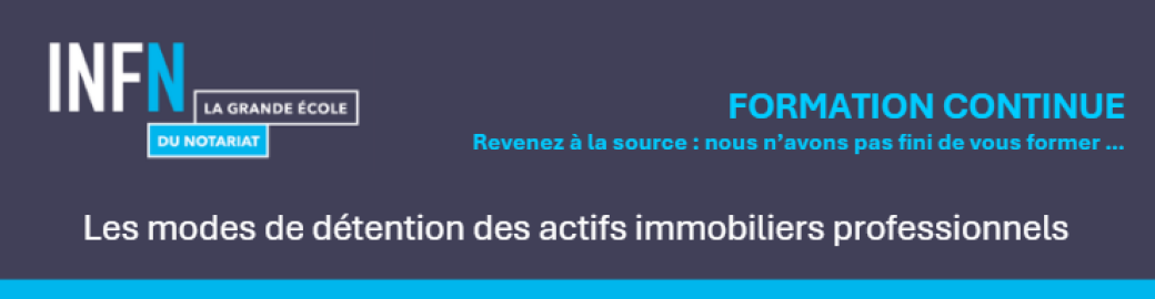 Les modes de détention des actifs immobiliers professionnels