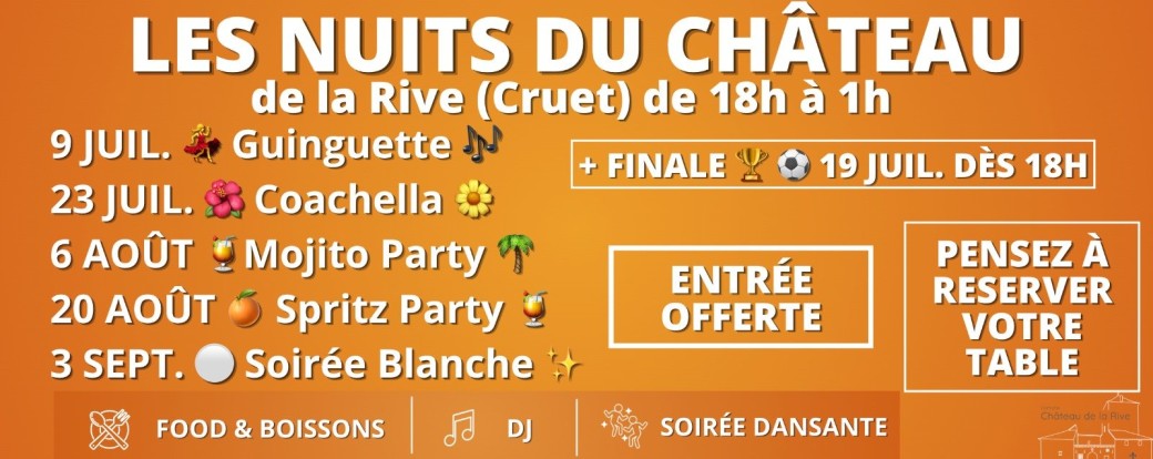 Les Nuits du Château ▶ Spritz Party