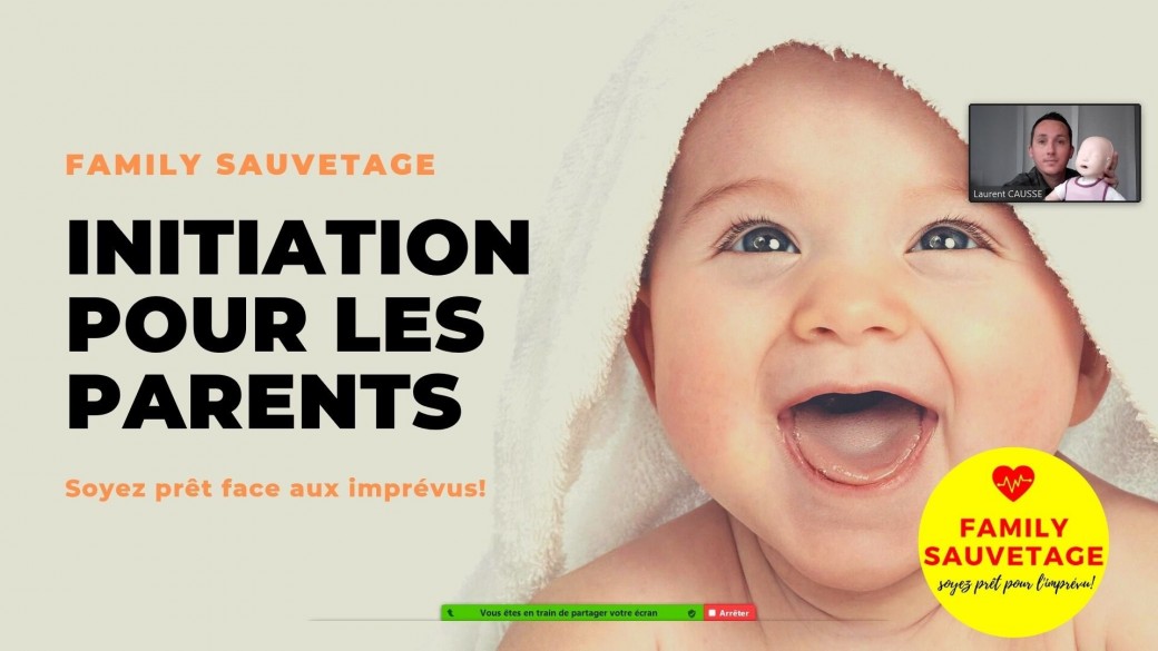 Les Premiers Secours Bébé en Visio avec Zoom