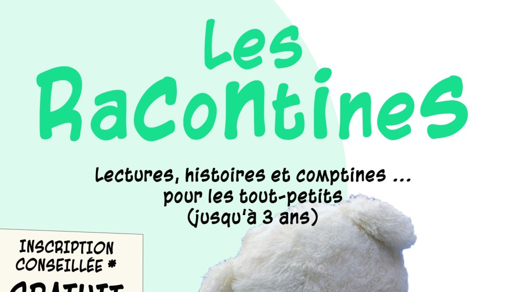 Les Racontines  lectures d'albums, comptines, manipulations de livres