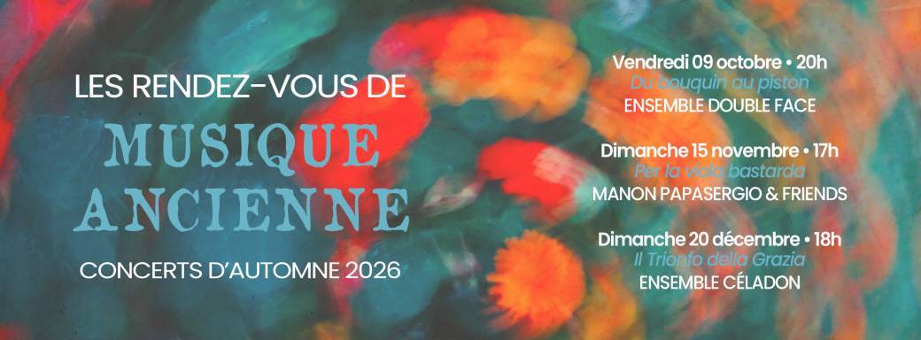 Les Rendez-Vous de Musique Ancienne - Automne 2026